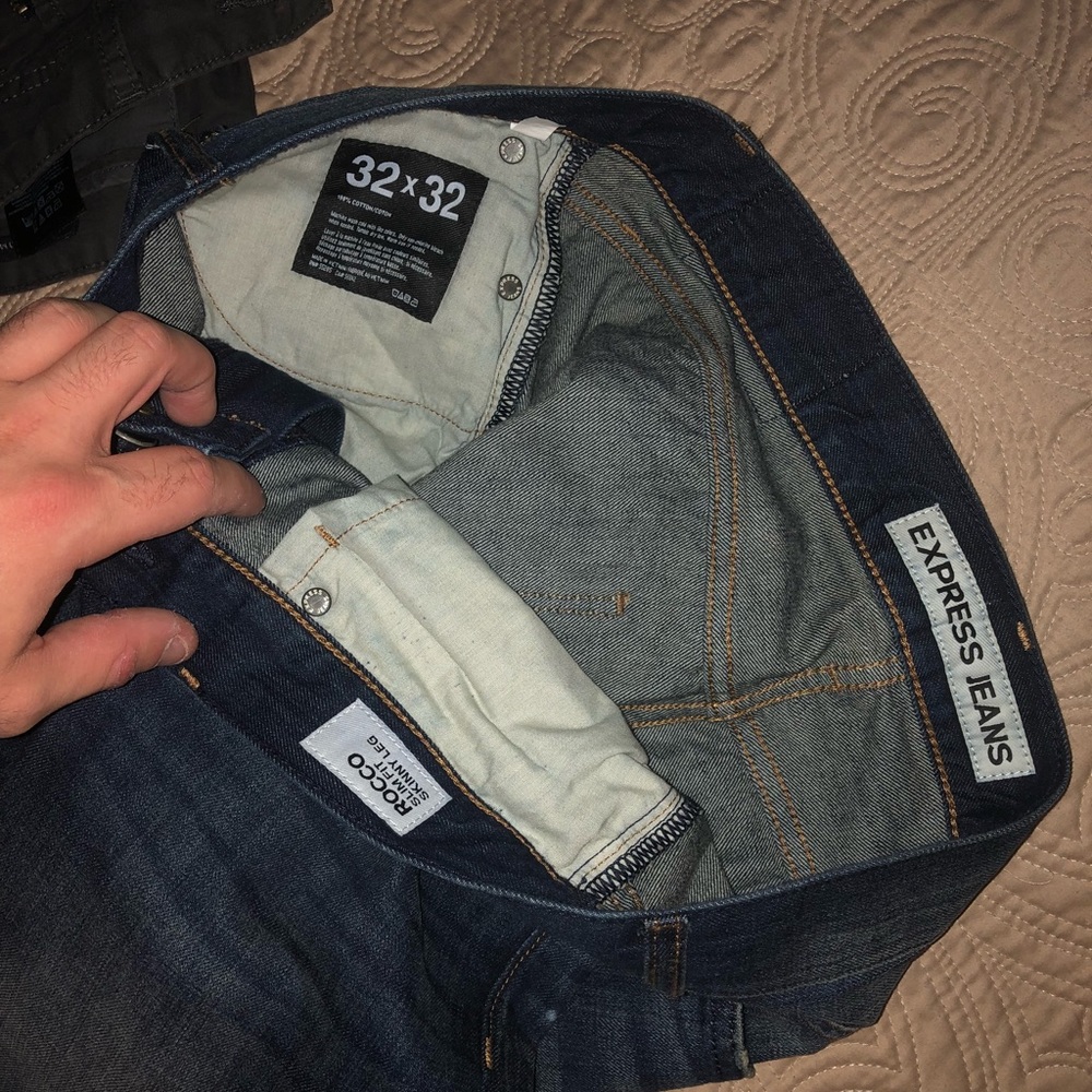 Express slim biker jeans size 32
